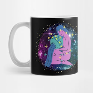 Aquarius, Stars, Zodiac, Horoscope Mug